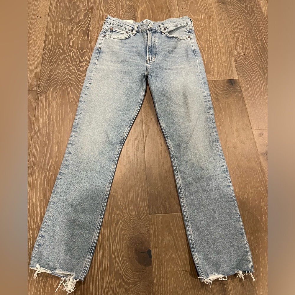 NWT AGOLDE Merrel jeans in Astray wash size 27.